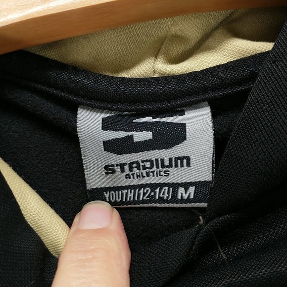 Stadium Athletics Youth Purdue Boilermakers Hoodie Black M 12-14 Embroidered - Picture 12 of 16